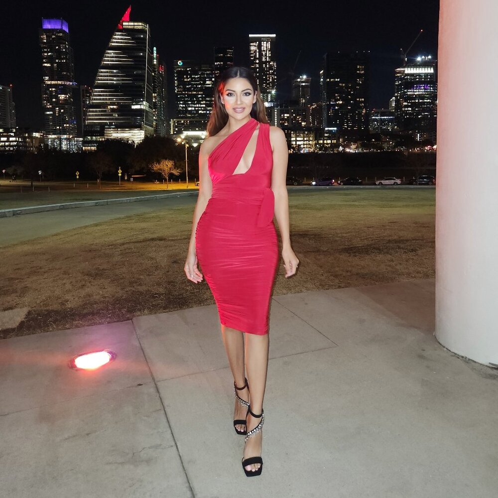 Bodycon wrap dress